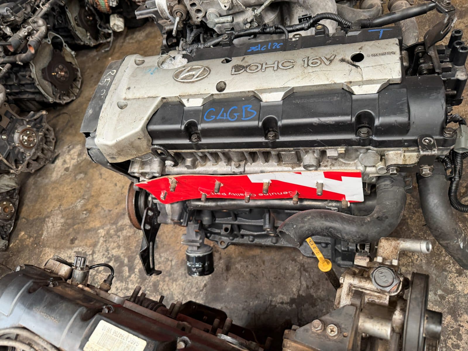 Used Hyundai G4GB 1.8 DOHC 16-valve engine